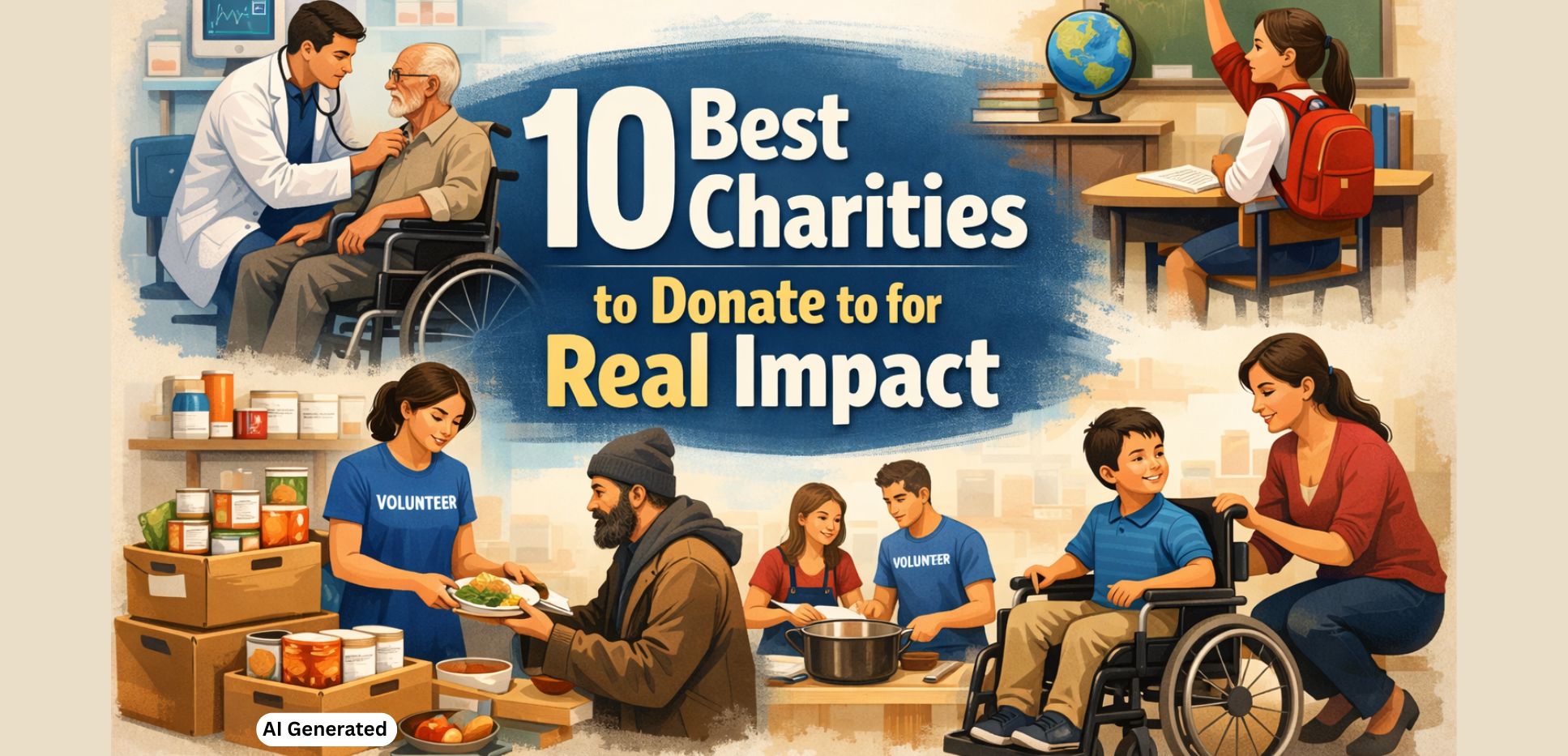 10 Best Charities to Donate to for Real Impact