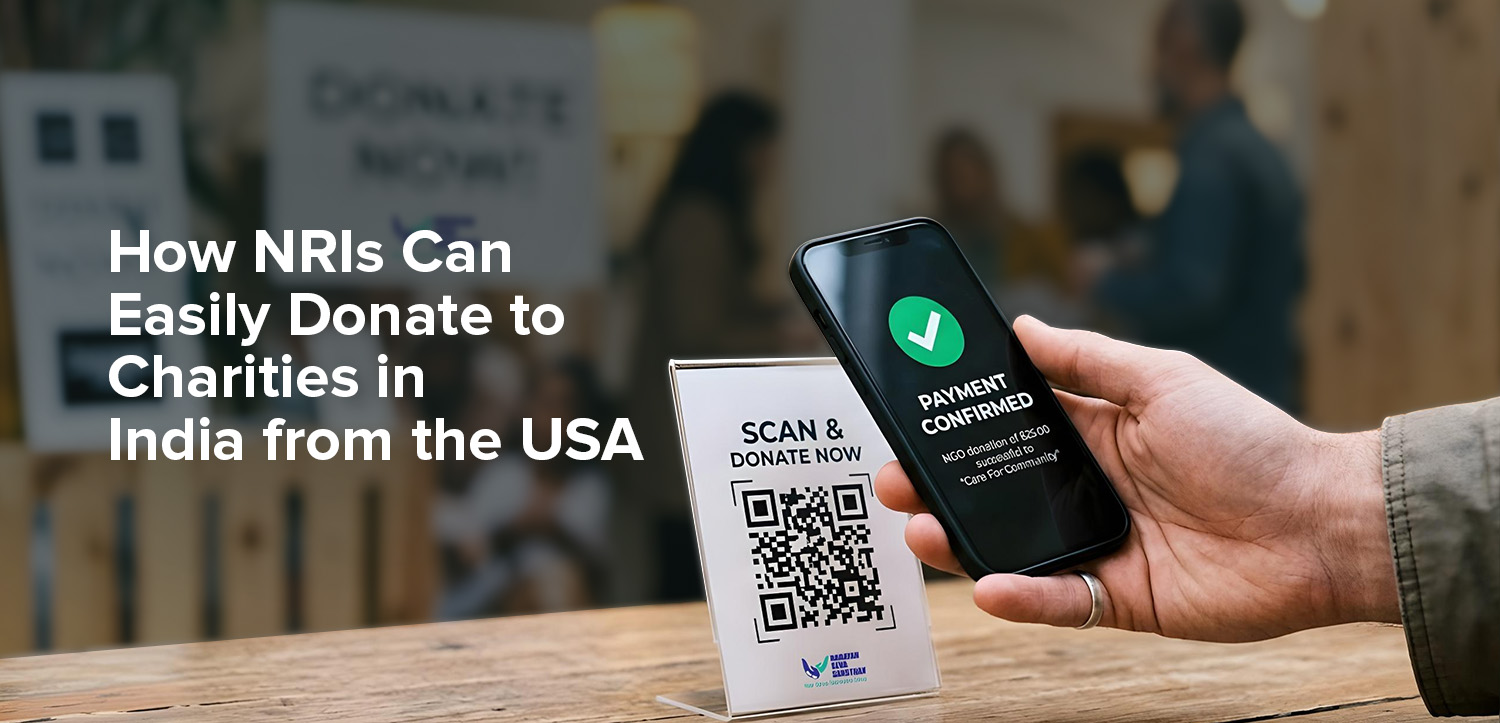 How NRIs Can Easily Donate to Charities in India from the USA