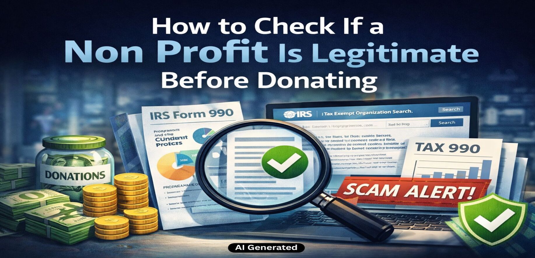 How to Check If a Non Profit Is Legitimate Before Donating
