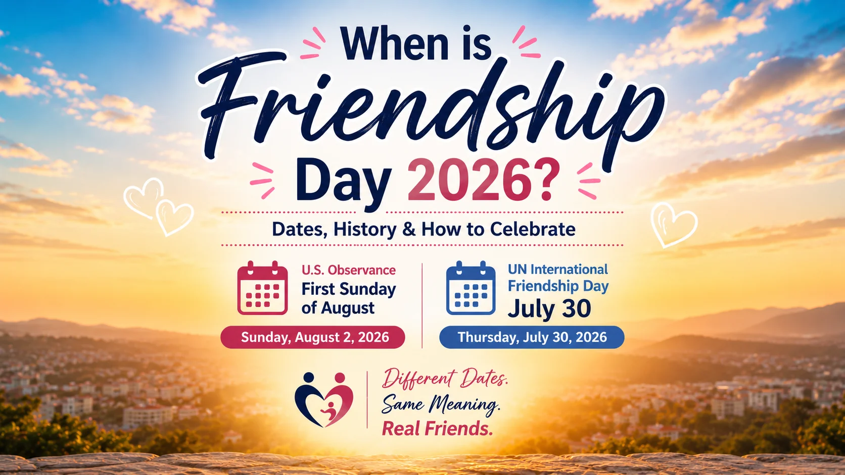 Friendship Day 2026: Dates, History, and How Americans Celebrate