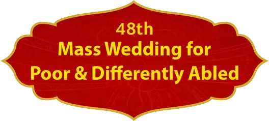 48th mass wedding for poor and differently abled
