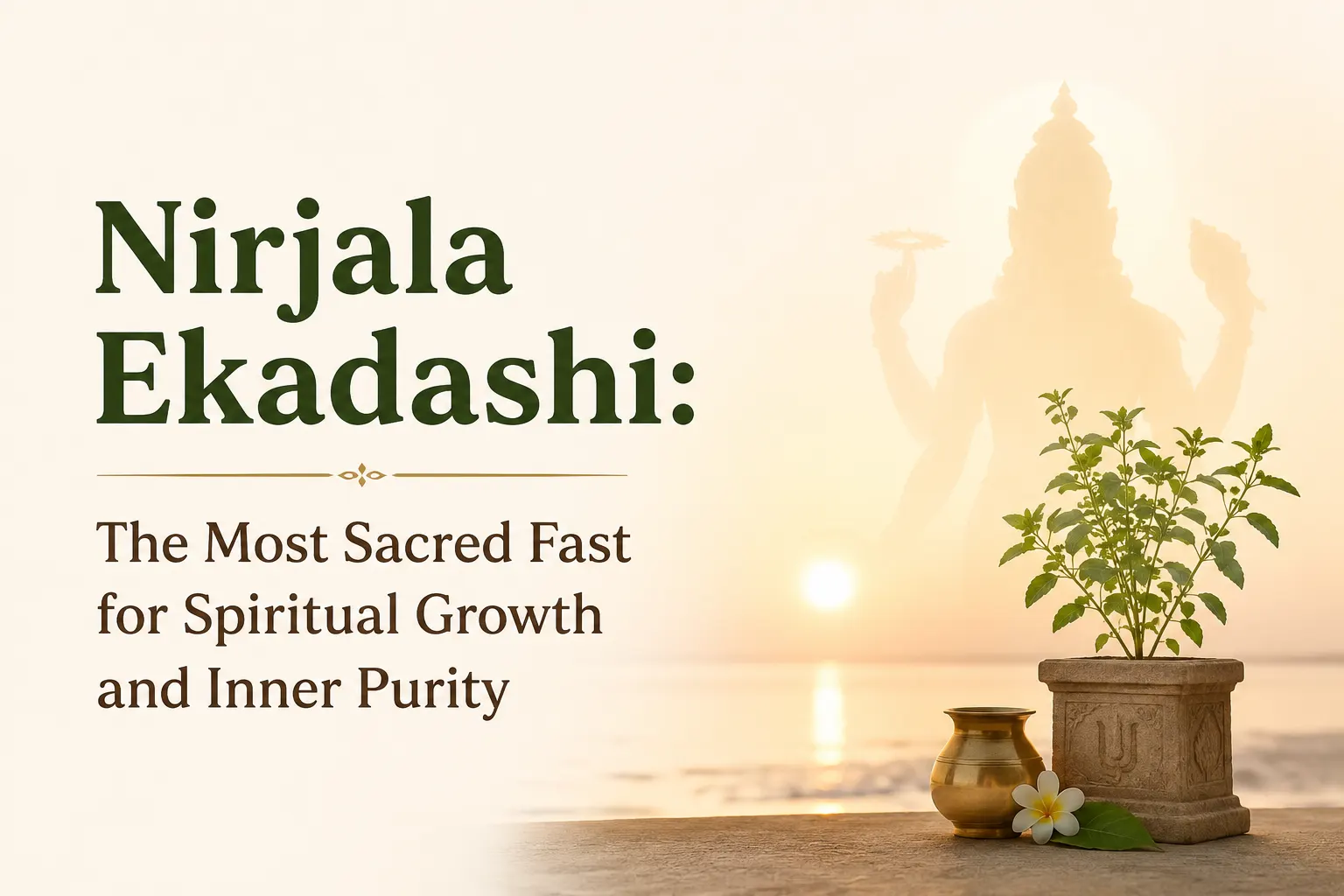 Nirjala Ekadashi: The Most Sacred Fast for Spiritual Growth and Inner Purity
