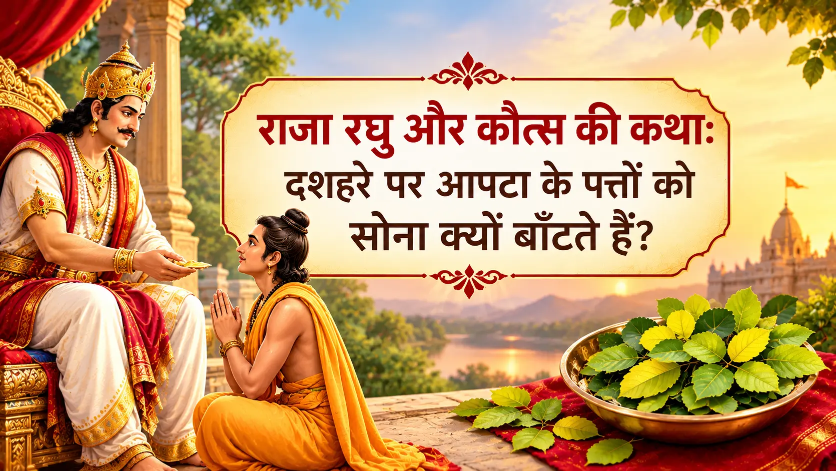 राजा रघु और कौत्स की कथा