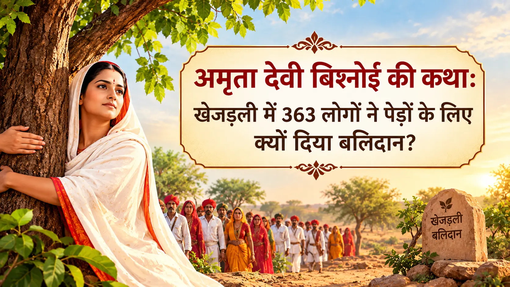 अमृता देवी बिश्नोई की कथा
