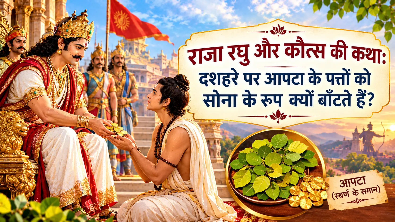 राजा रघु और कौत्स की कथा